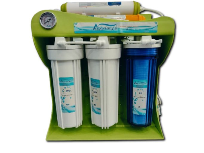 دستگاه تصفیه آب خانگی AQUA STYLE ویتنامی ۶ مرحلهای با فیلتر ممبران و آلکالاین