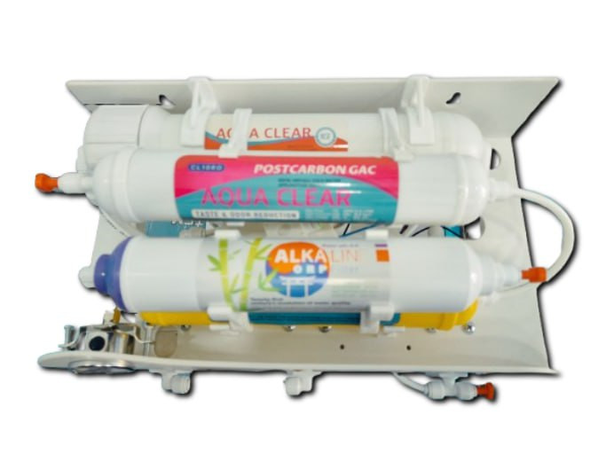 دستگاه تصفیه آب خانگی AQUA CLEAR ایرانی ۷ مرحلهای با فیلتر ممبران، مینرال و آلکالاین